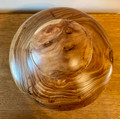 Small Wide Elm Hand-Turned Urn - Top 