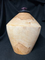 Mountain Ash Wood Turned Urn - side view 