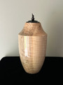 Serenity Maple Turned Urn Backside