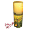 Sunflower Fields Scattering Urn Tube