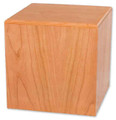 Cube Budget Urn | Oak