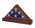 Flag Case with Optional Urn Base (Sold Separately)