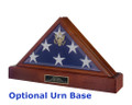 Solid Wood Presidential Military Flag Case Made in the USA