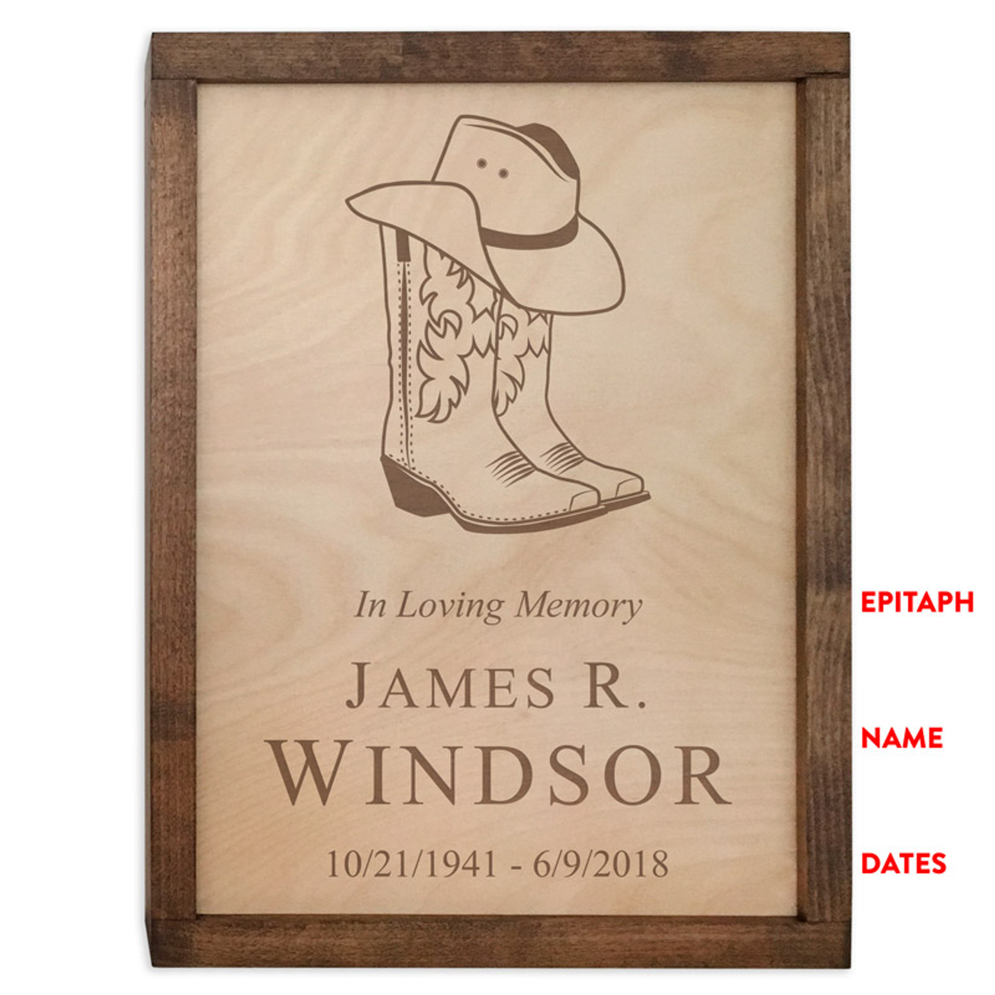 personalized cowboy boots