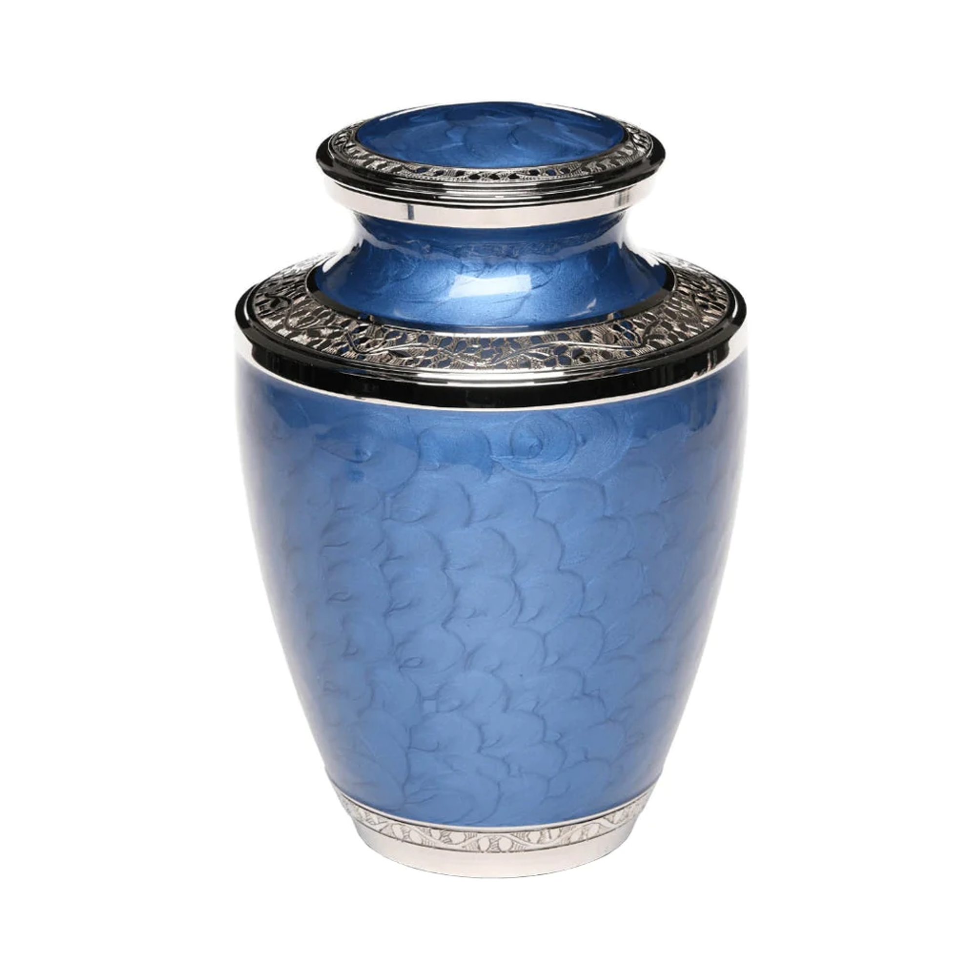 Marble Elegance Blue Cremation Urns - Commemorative Cremation Urns