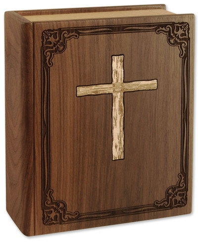 Bible Urn with Cross
Book Urn