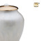 Pearl Simplicity Brass Cremation Urn - Detail