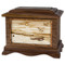 Tropical Beach Cremation Urn in Walnut