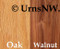 Wood Choice: Oak or Walnut