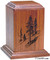 Vertical Series Laser Engraved Keepsake Urn