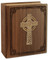 Celtic Cross Bible Urn in Walnut