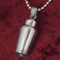 Simple Cremation Urn Pendant Necklace in Sterling Silver
