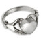 Sterling Silver Heart Cremation Ring