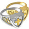 Bold Men's Cross Cremation Ring