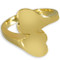 Double Heart Companion Cremation Ring in 14k Gold Plating/14K Gold