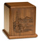 Deer Mahogany Cremation Urn