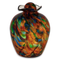 Hand Blown Glass Funeral Urn - Bella - Autumn