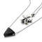 Flower Cremation Necklace with Lava Rock Diffuser