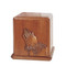 Praying Hands Cremation Urn in Solid Mahogany