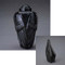 Angel Wings Ceramic Urn & Keepsake Set - Black Gloss Finish