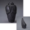 Angel Wings Ceramic Urn & Keepsake Set - Black Matte Finish