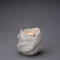 Luminous Tealight Candle Small Cremation Urn in Craquelure