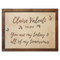 You are my today & all of my tomorrows - Cremation Urn Plaque