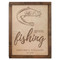 Gone Fishing Cremation Urn Plaque - Catfish