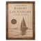 Sailing Wood Cremation Urn Plaque