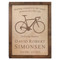 Bicycle Wall Mounted Wood Cremation Urn - Road Bike