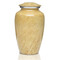 Artisan Ivory Metal Cremation Urn - Adult Urn