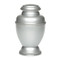 Triumph Metal Cremation Urn - Silver Color