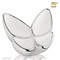 Adult Butterfly Cremation Urn in Pearl White