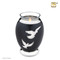 Nirvana Oval Brass Cremation Urn with Doves - Tealight