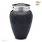 Blessing Brass Cremation Urn in Midnight Black - Adult