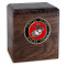 Marine Corp Freedom urn in walnut - engraved