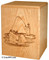 Fishing Scene Funeral Urn