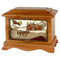 Rustic Paradise Urn in Mahogany