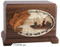 Boat Fishing Urn - Walnut Wood - Bass