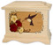 Ambassador Hummingbird Cremation Urn in Maple