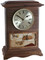 Clock Cremation Urn - Walnut with Rustic Scene