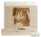 Engraved Photo Pet Urn - Maple