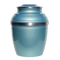 Pewter Cremation Urn - Silverado (Teal)