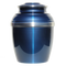 Pewter Cremation Urn - Silverado (Blue)