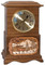 Ambassador Clock Urn - Walnut with Elk Scene