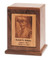 Photo Engraved Cremation Urn | Walnut | Vertical