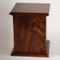 Walnut Wood Urn with Laser Carved Seagulls