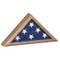 Capitol Burial Flag Case - Oak Wood