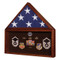 Military Burial Flag Case & Memorabilia Display