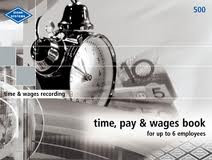 TIME PAY & WAGES BOOK -  6 EMPLOYEE